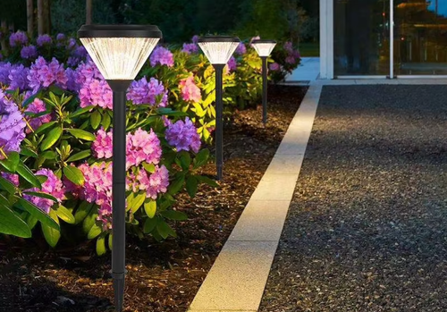 TriGlow Solar Spike Lights – Remote-Controlled 3-Color LED Lawn Lights