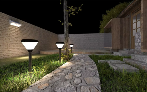 TriGlow Solar Spike Lights – Remote-Controlled 3-Color LED Lawn Lights