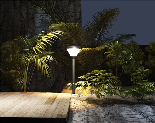 TriGlow Solar Spike Lights – Remote-Controlled 3-Color LED Lawn Lights