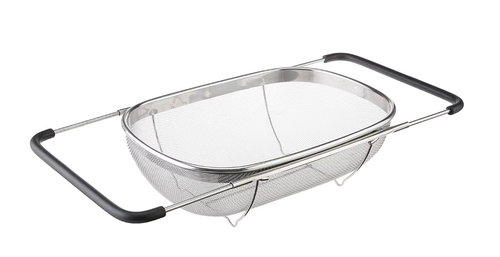 Stainless Steel Expandable Multi-Purpose Colander Basket – Kitchen Sink Strainer for Washing Vegetables, Fruits