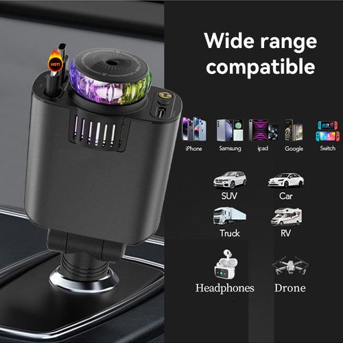 Super fast charging retractable cable, aroma spray, starry sky roof, and PD30 fast charging