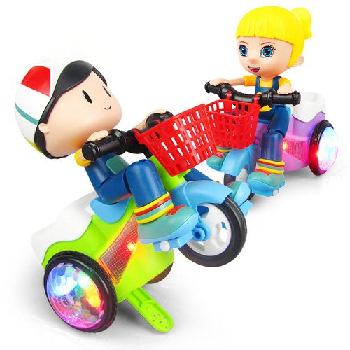 Children's Electric Stunt Tricycle