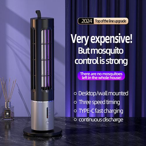 Mosquito killer lamp with electric shock function