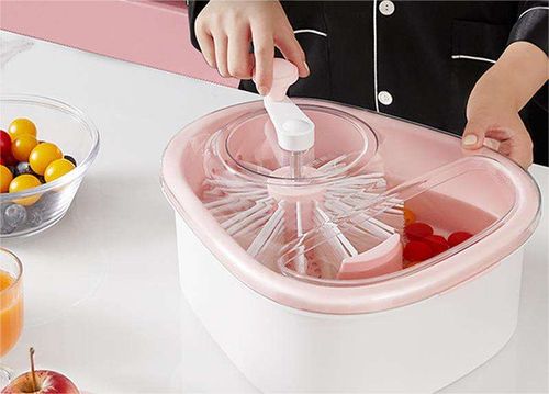 A magical fruit washer for hands-free fruit and vegetable cleaning