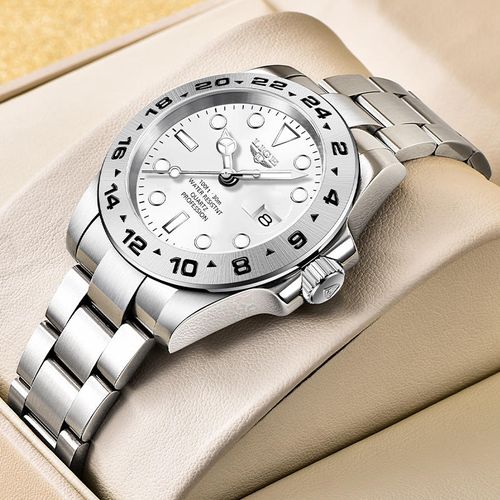 2024 New Trendy Men's Watch Quartz Watch Three Pin Calendar Luminous Waterproof Watch for Men