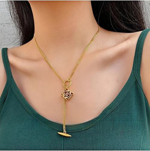 High-End Luxury Gold Necklace Jewelry Accessories for Teenage Christmas Gift Personalized Jewelry Designs Long Chain Necklaces