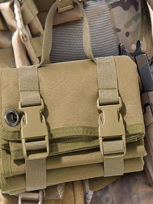 😍Outdoor Training Dustproof Portable Waterproof and Moisture-proof Polyester Outdoor Camping Mat