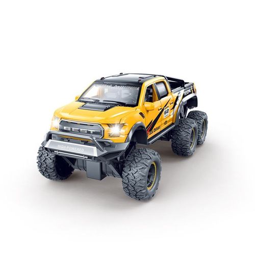 Hot Selling Off-Road Pickup Truck Toy for Boys Sound Light Inertia Diecast Racing Car Ornament Model Cross-Border Plastic