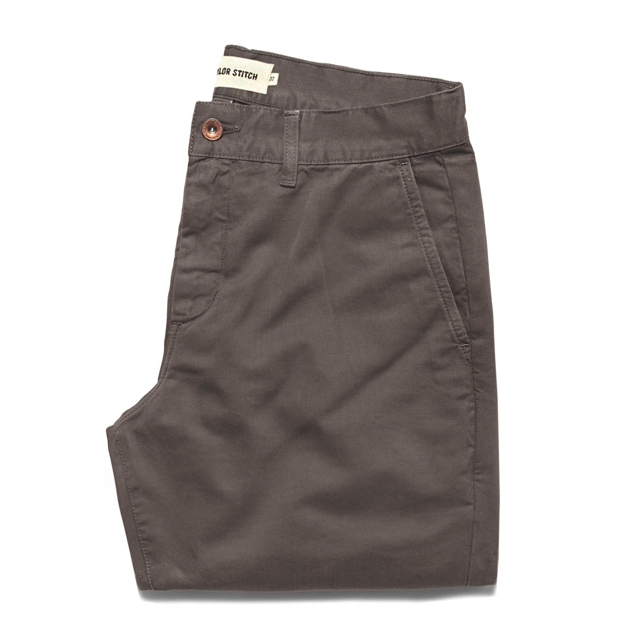 Crnen Slim Chino in Organic Ash