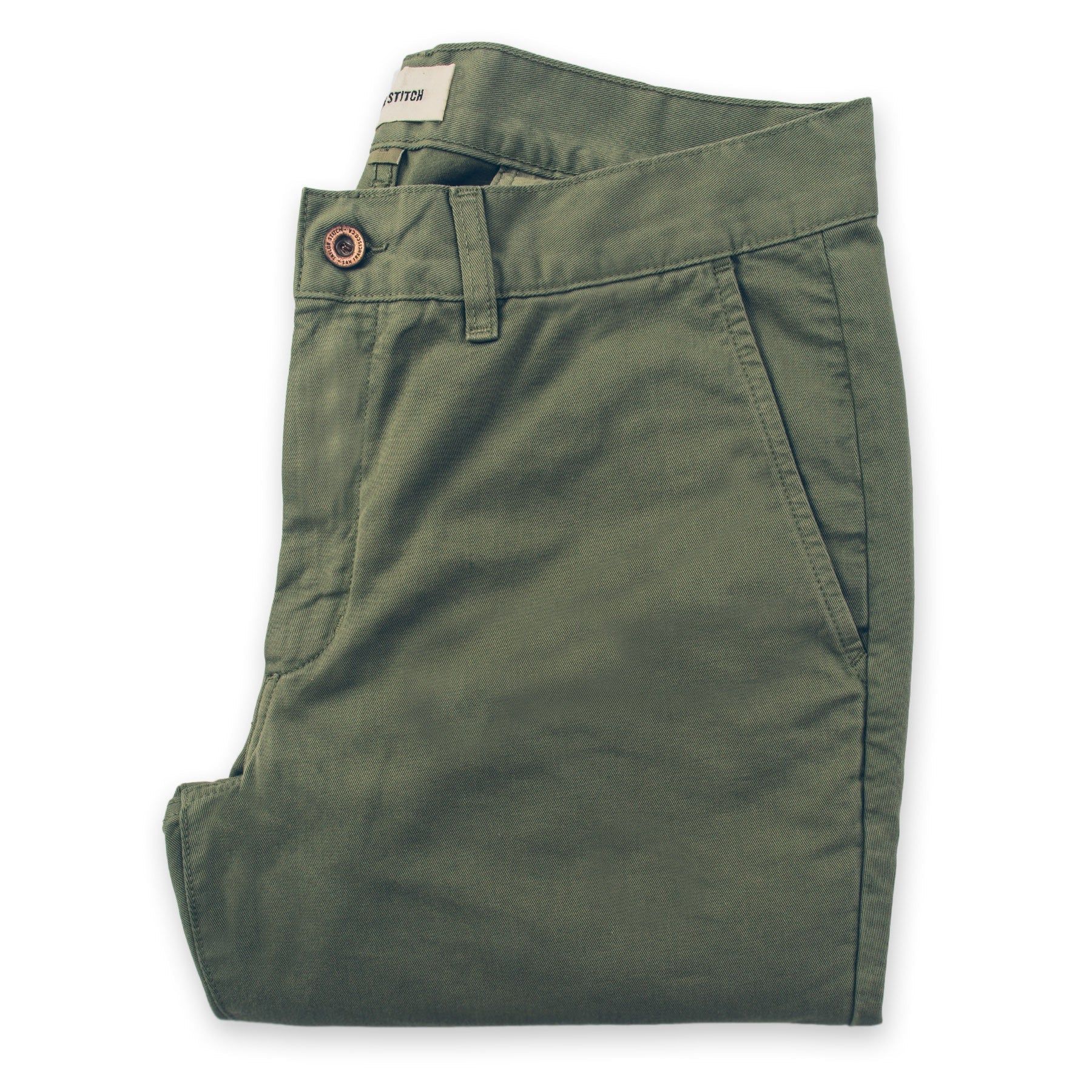 Crnen Slim Chino in Army