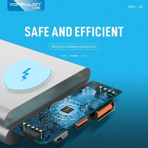 Konfulon Top Selling Products 2026 Mini Power Bank 10000mah 22.5W Fast Charge Type C 20W Mobile Powerbanks With LED Display