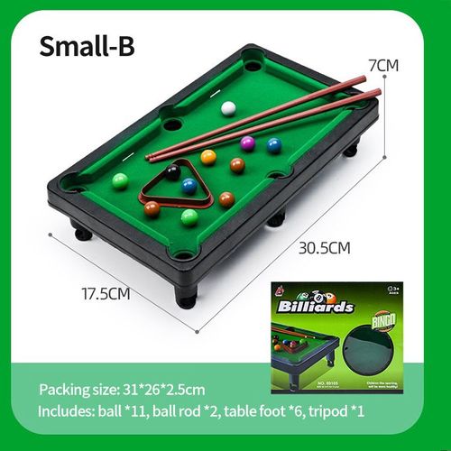 Home Simulation Billiards Boys Girls Puzzle Billiards Parent-Child Interaction Children's Toys Mini Billiards Table Set