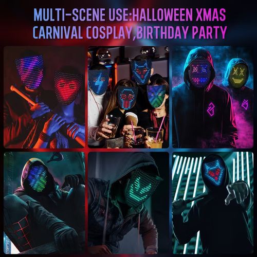Halloween LED light mask