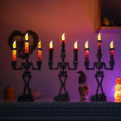 😍😍😍Halloween skull candle lamp🔥🔥🔥