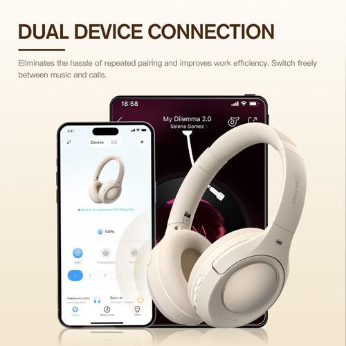 M5 wireless headphones, Bluetooth 5.3 HiFi stereo headphones, noise-cancelling gaming headphones, foldable headphones with micro
