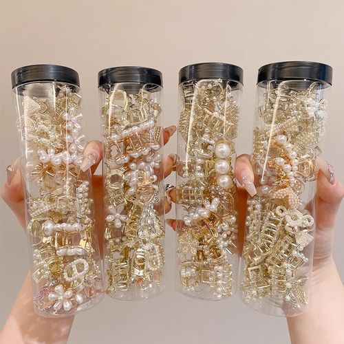 Metal Hair Claw Clip Set - 20 Anti-slip Claws, Suitable for Fine to Thick Hair, Hair Accessories for Short Hair, Ideal for Women and Girls