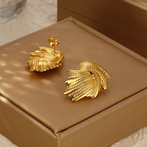 Vintage Spiral Statement Earrings | Luxe Metallic Elegance for Timeless Style ✨