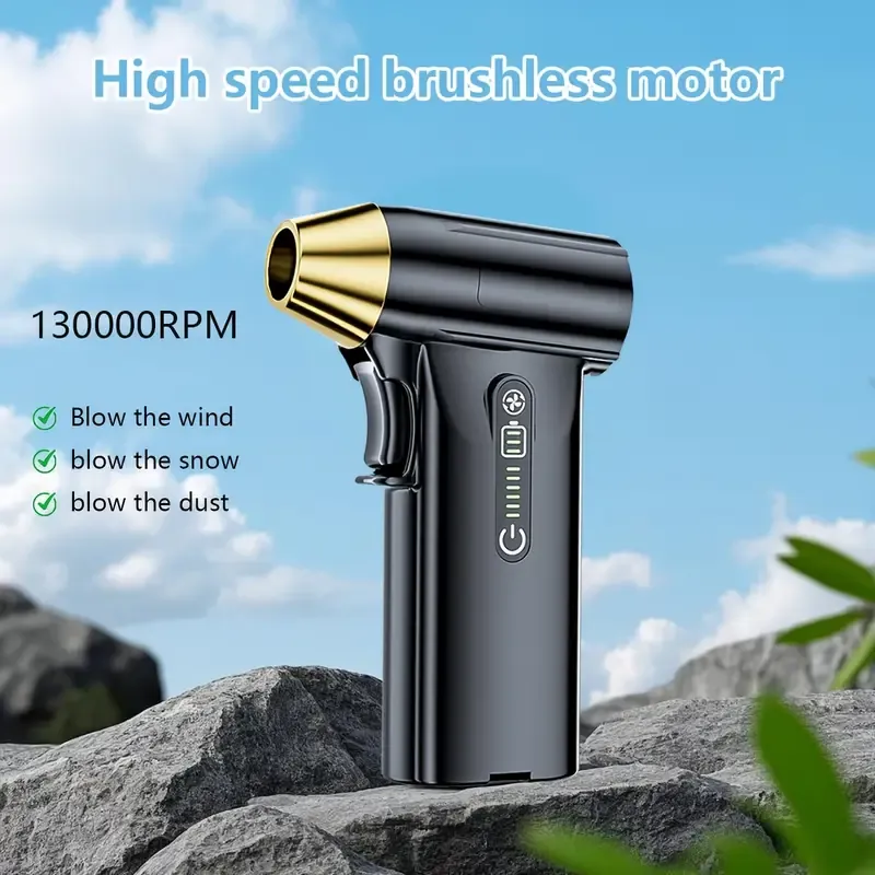 4-in-1 Smart Companion: Grill, Clean, Cool & Snow Blast 🔥Portable Multi-functional Device with Golden Air Nozzle