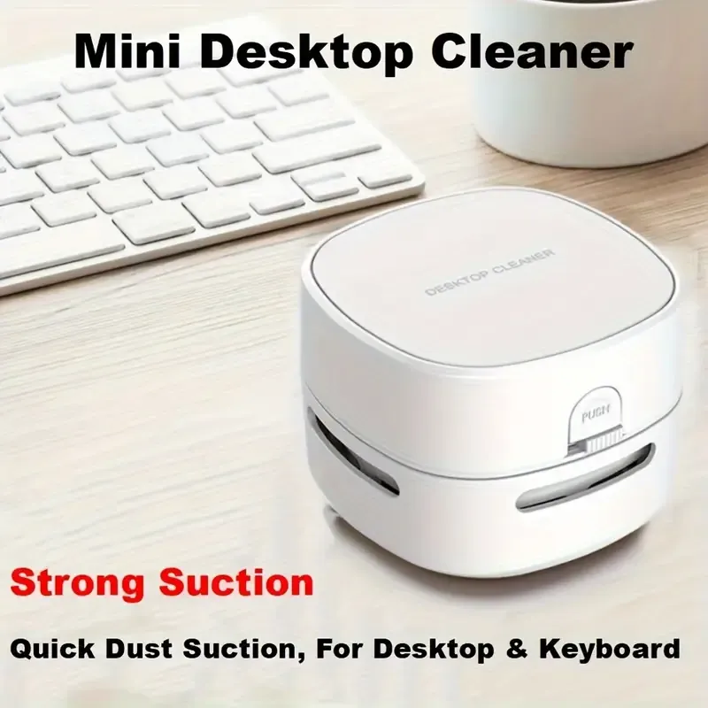 🔋PUSH-Button Cleaner | Desktop & Keyboard Dust Magnet
