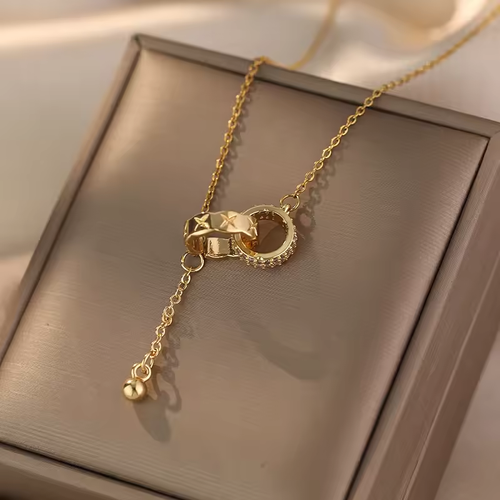 🌟 Star & Ring Necklace - Effortless Elegance for Every Occasion