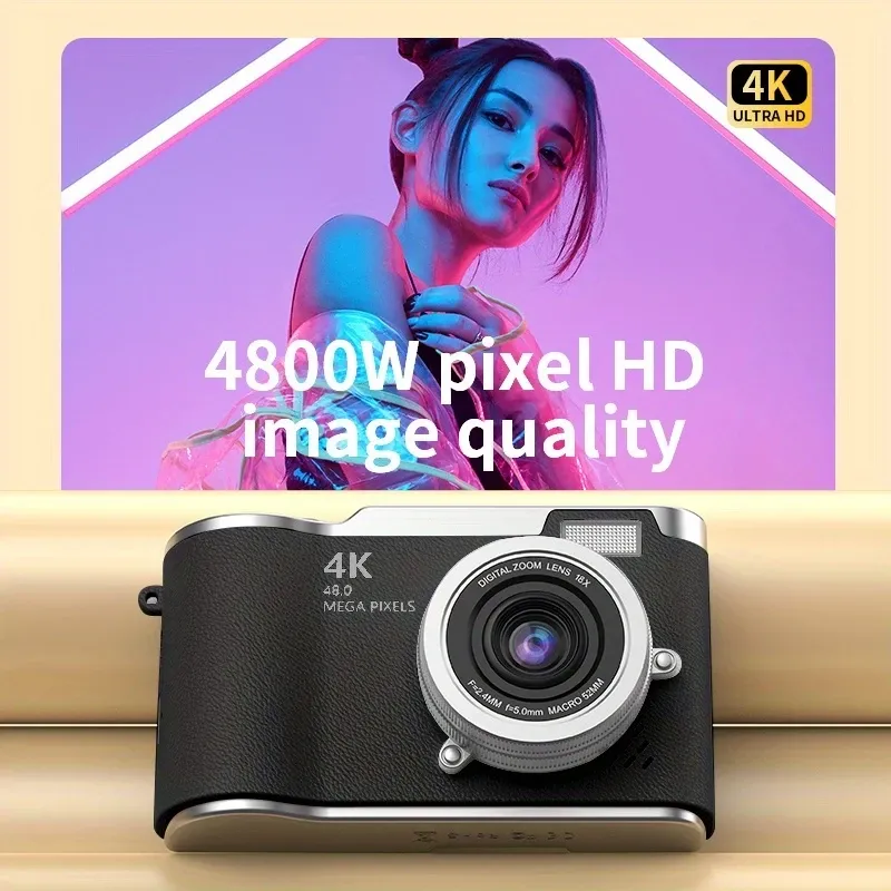 Professional Photographer in Your Pocket | 48MP 4K Ultra HD Vintage Camera