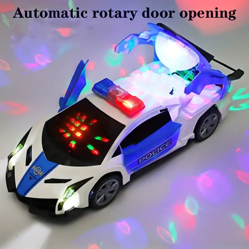 Buy one, get one free 360° Auto-Rotating Car Toy! Halloween Gift with Auto-Door Action | Car-Desk Play | Fun for Kids & Adults