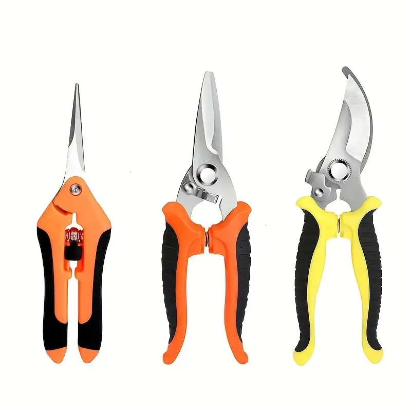 🌟 All-in-One Pro 3-in-1 Gardening Toolkit｜Stainless Steel Multi-Tasker｜Prune or Harvest or Shape Effortlessly