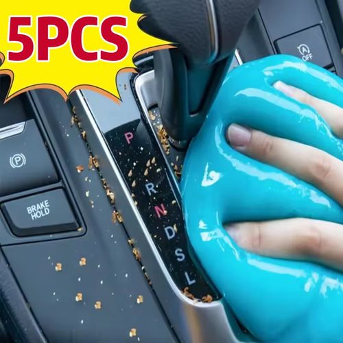 🔥5-Pack Magic Cleaning Gel｜Car Interior & Home Office Gap Dust Buster