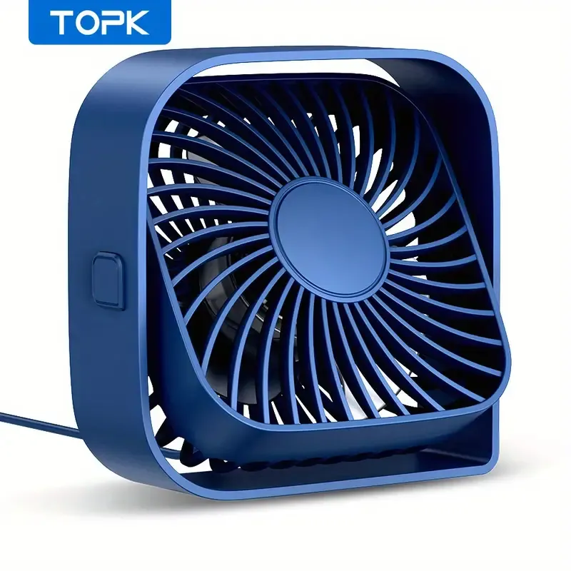TOPK Mini Turbo Fan | 7-Blade Cooling System for Ultimate Comfort