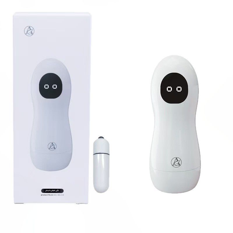 طائرة صغيرة بيضاء كأس الاستمناء للرجال دليل اهتزاز مقلوب الكبار متعة اللوازم