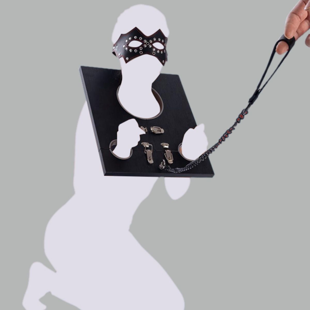 خ ضبط النفس الدعائم أنثى السلع الخشبية المدراس الأمازون بيع سريع استبدال الشعر ضبط النفس ملزمة الأصفاد الياقات