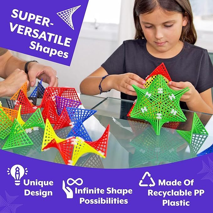 Hyperbolic Building Toy – Unlock Creativity with Mind-Bending Shapes !