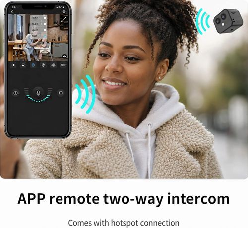 Mini Camera WiFi Dual Lens D3 HD 4K