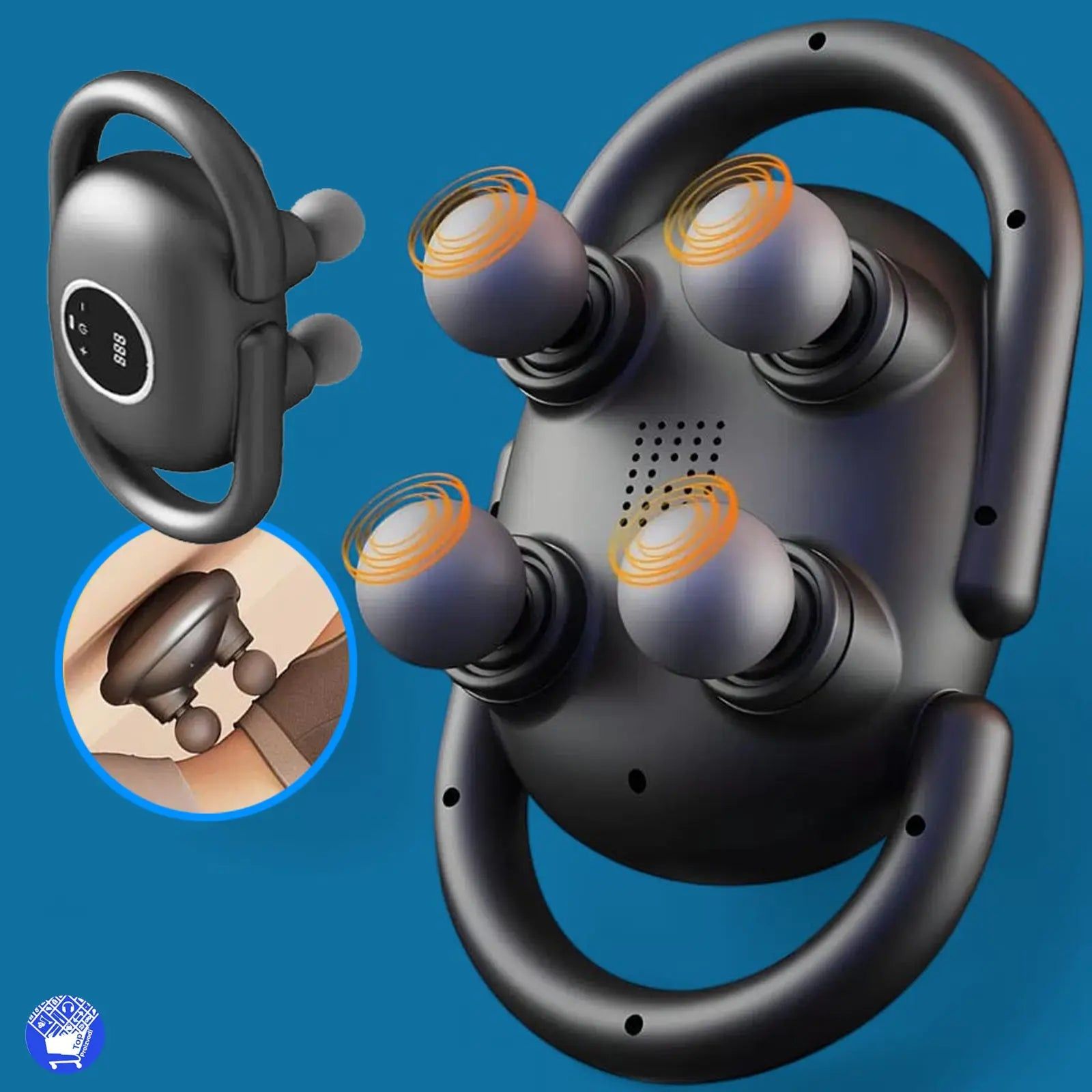ACTION MASSAGER WITH 4 MASSAGE HEADS