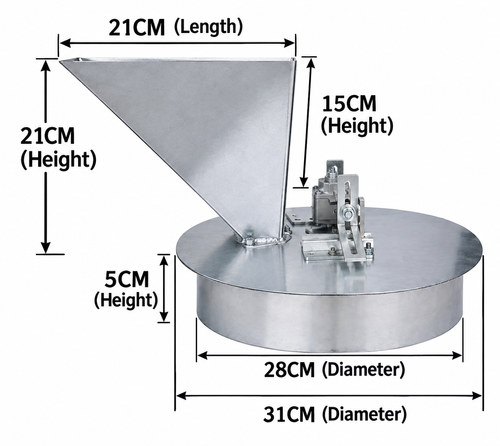 Corn and Grain Grinder Attachment Set