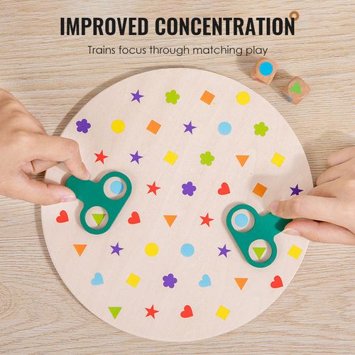 Wooden Shape Matching Toy Set
