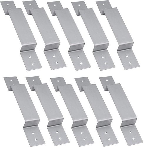 BUY 1 GET 10 !!! 🌬️💨 Say goodbye to wobbly fences! ⚙️Heavy-Duty Z-Brackets for Wood Fencing