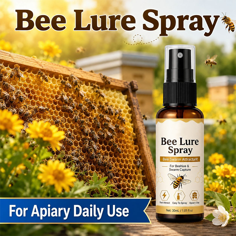 Portable bee swarm attractant