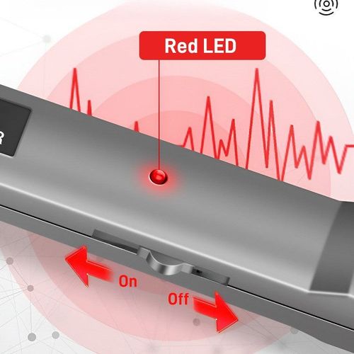 😍Path to wealth😍 High Sensitive Detection LED Flashing Alarm Metal Detector