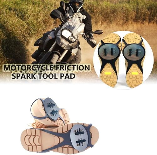 Motorcycle friction spark tool pad