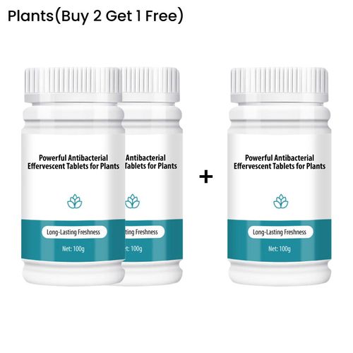 Antibacterial Effervescent Tablets for Flowers