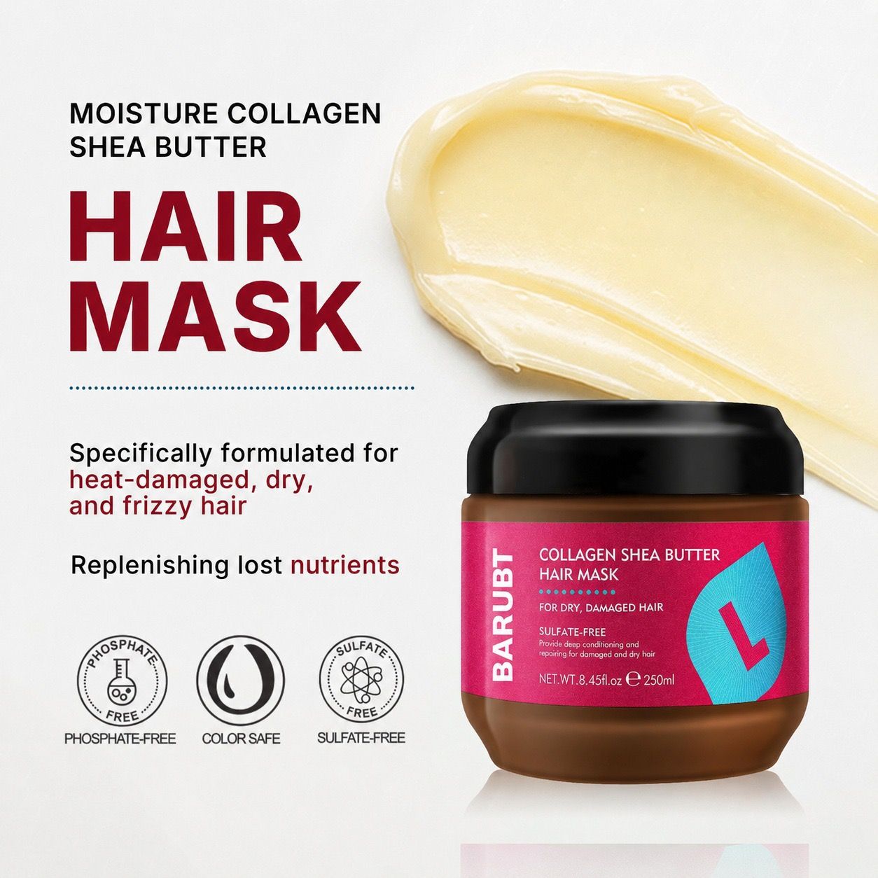ECOLCHIPRO Collagen Shea Butter Hair Mask