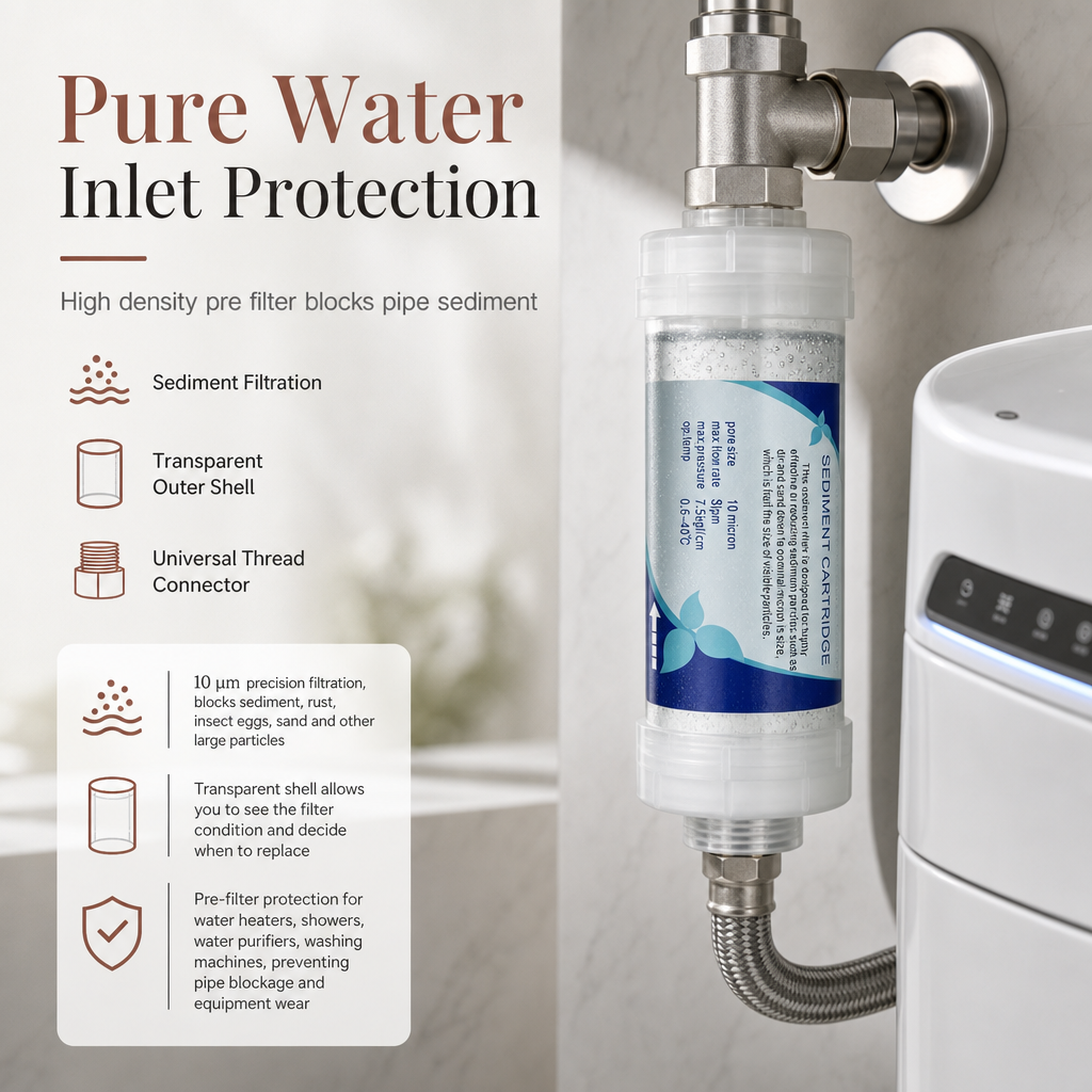 ⏳BUY 1 GET 2!!⏰Water Pre-Filter-- Fits Smart Toilets, Heaters, Showers & Washers💦