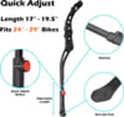 ✨ Premium Adjustable Bike Kickstand – Stability Meets Durability