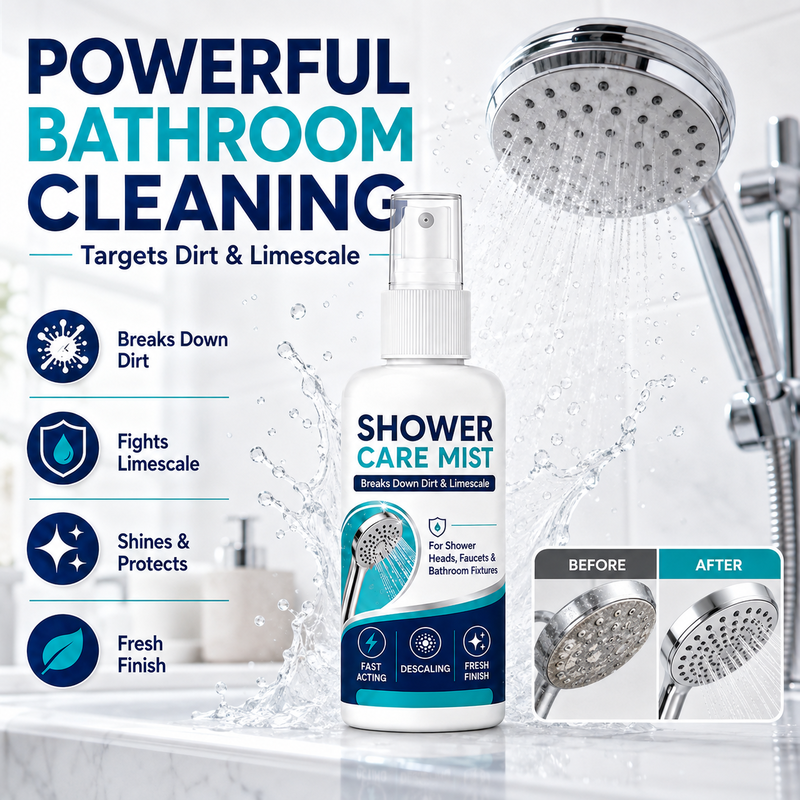 🤩50% OFF !🚿 Fast-Acting Limescale Remover Spray for Showerheads and Faucets