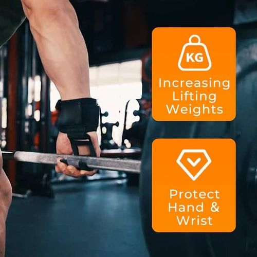 Heavy Duty Weight Lifting Wrist Hook Straps