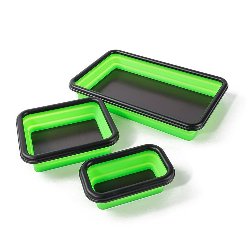 BIG DISCOUNT !! BUY 1 GET 3 !!! Upgrade Collapsible Magnetic Parts Tray Set, Foldable Magnetic Tool