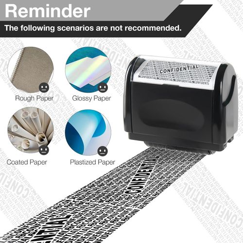 Privacy Protection  Roller Stamp