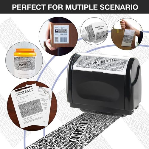 Privacy Protection  Roller Stamp