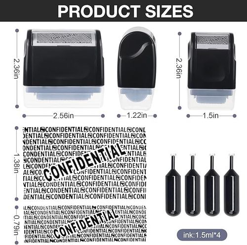 Privacy Protection  Roller Stamp